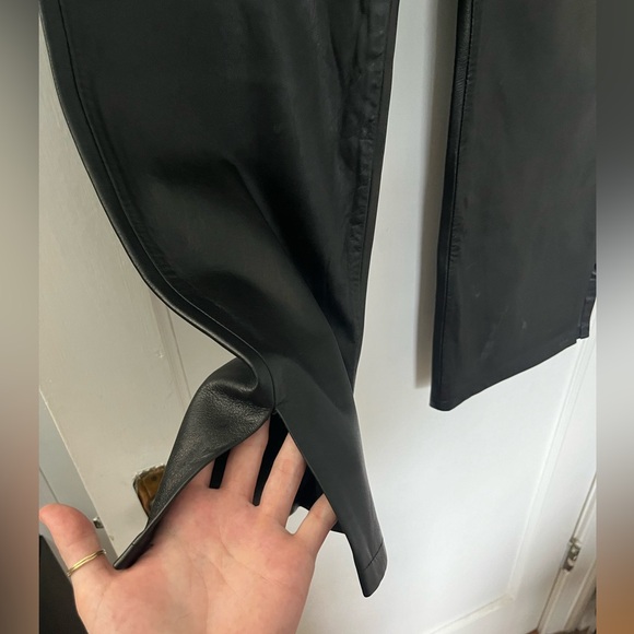 EUVC Isabel USA 4 Black Leather Pants - Picture 4 of 7